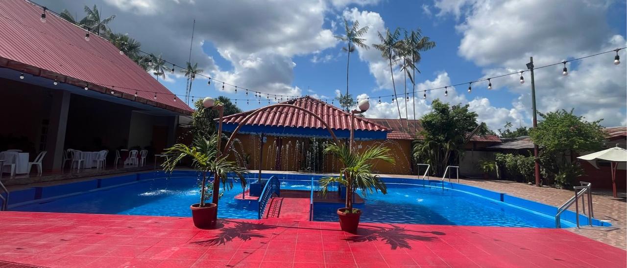 Refrescante piscina.